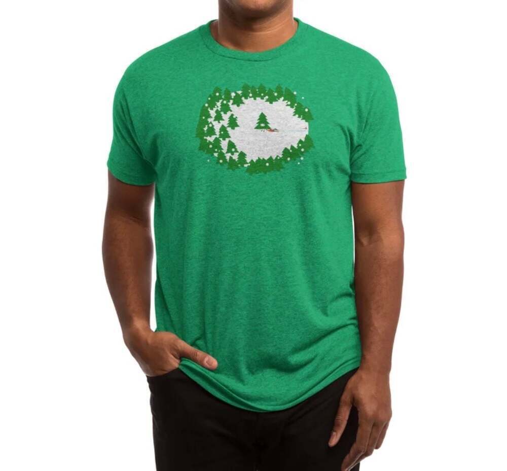 Threadless Day of Reckoning Pine Tree Silhouette T-Shirt